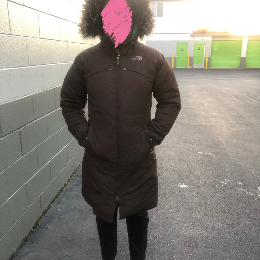 North Face long coat